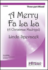 A Merry Fa La La Three-Part Mixed choral sheet music cover